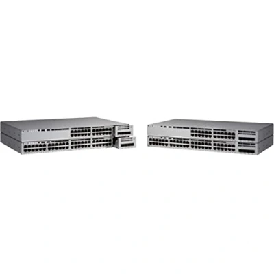 Image de Cisco Catalyst 9200L Géré L3 Gigabit Ethernet (10/100/1000) Connexion Ethernet, supportant l&#039;alimentation via ce port (PoE) Gris Neuf