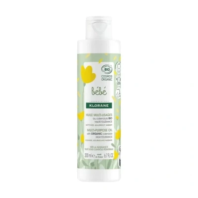 Image de Klorane Huile Bébé Multi Usages 200 ml