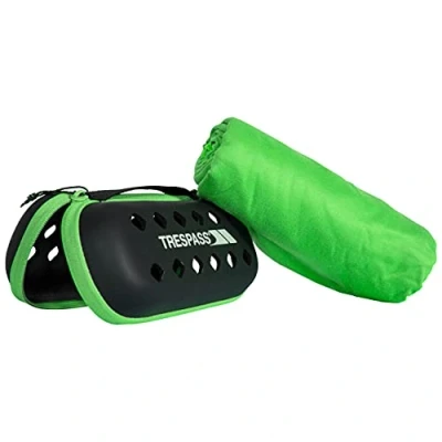 Image de Trespass COMPATTO Serviette en Microfibre ultrafin à séchage Rapide Mixte Adulte, Vert, FR : Taille Unique (Taille Fabricant Each)