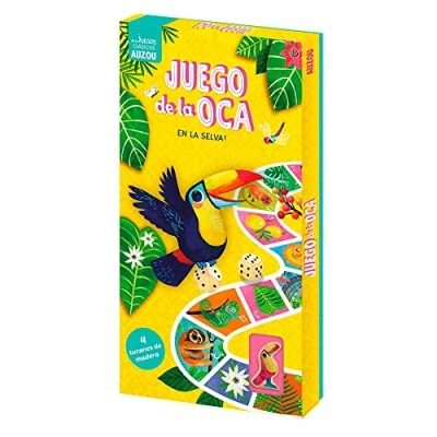 Image de Auzou Jeu de l&#039;oie, dans la Jungle, XOU 3896167, Multicolore