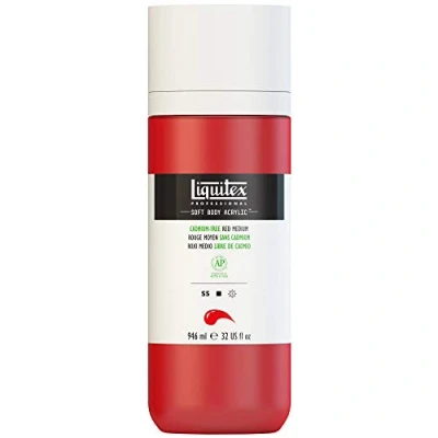 Image de Liquitex Professional Acrylique Soft Body 946ml Cadmium Free Red Medium