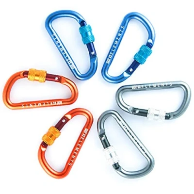 Image de GO!elements Mini Mousqueton Micro 6 avec Bouchon à vis, Paquet de 2 ou 6, Couleur:Multi