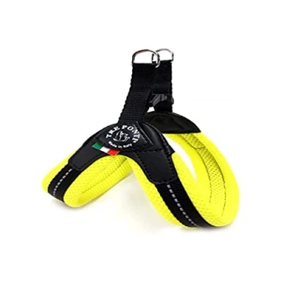 Image de Tre Ponti Easy Fit Mesh Fix Neon Harnais pour Chien Jaune
