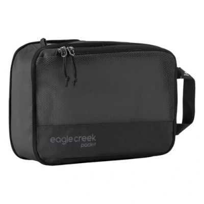 Image de Eagle Creek Pack It Specter Cubes d&#039;emballage de compression Sacs rangement en tissu Ripstop durable, ultra léger et résistant à l&#039;eau pour vêtements équipement, noir, taille S