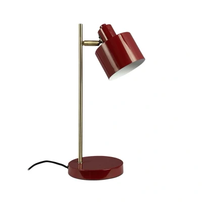 Image de DybergLarsen Ocean Lampe de Table Rouge Foncé/Laiton