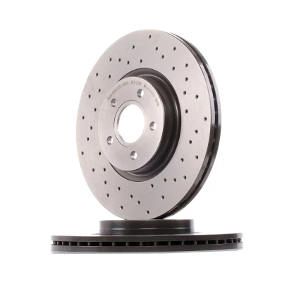 Image de BREMBO XTRA LINE 09.A728.1X Disque de frein 320 25 5 percé/revêtement int. revêtu à haute teneur en carbone VOLVO: V40 3/5 portes, V50, S40 II