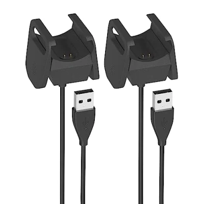 Image de Sinoacc Lot de 2 câbles Charge USB rechange pour Fitbit 4 avec fréquence cardiaque 1 m