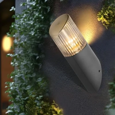 Image de Miratic Applique Murale et Extérieure Luminaire Extérieur Moderne E27 Design pour Jardin Terrasse IP54 Aucune Ampoule Incluse