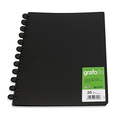 Image de Grafoplás Classeur A4 en polypropylène Noir