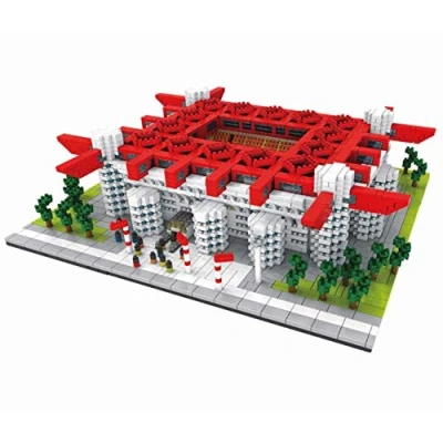 Image de Atomic Building Stade Giuseppe Meazza San Siro de Milan. Modèle à Assembler avec des nanoblocs. Plus 3800 pièces