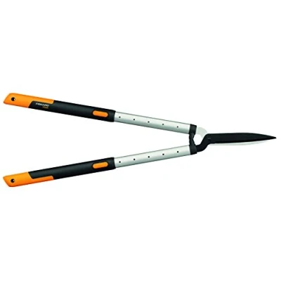 Image de Fiskars Cisaille à haies télescopique SmartFit, Revêtement antiadhésif, Lames en Acier, Longueur: 68 93 cm, Noir/Orange, HS86, 1013565