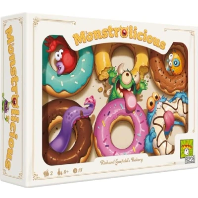 Image de Asmodee Repos Production Monstrolicious Jeux de société Cartes Jeu Enfants, Adultes et Famille A partir 7 Ans 2 Joueurs 10 Min Version française