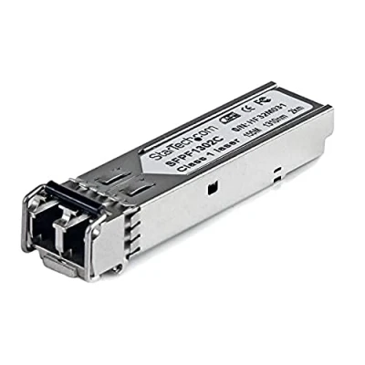 Image de StarTech.com Module transceiver SFP Mini GBIC fibre optique multimode LC 100 Mbit/s DDM Compatible Cisco 1310 nm 2km (SFPF1302C)