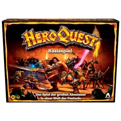 Image de Wizards of The Coast Avalon Hill HeroQuest Jeu de société Base Dungeon Crawler Fantasy Adventure Game à partir 14 Ans pour 2 5 Joueurs.