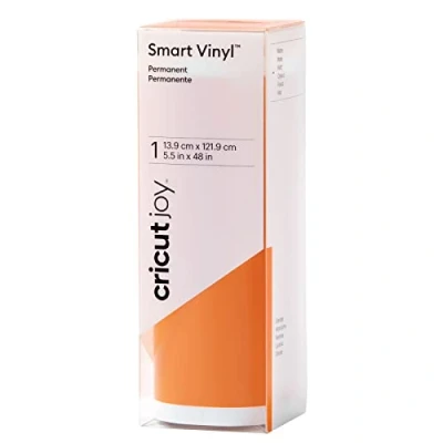 Image de Cricut Joy Smart Rouleau de vinyle autocollant permanent Orange (mat) 1,2 m Pour une utilisation avec Joy, 2009836