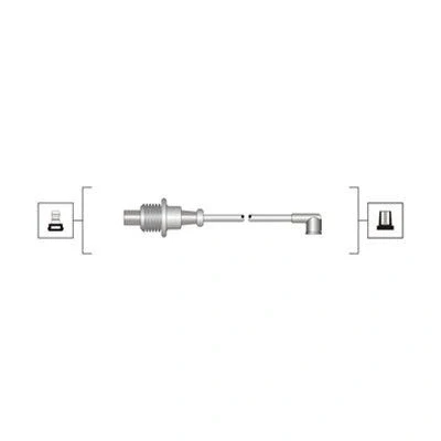 Image de MAGNETI MARELLI 941319170063 Jeu De Fils d&#039;Allumage PEUGEOT: Boxer Van, 306 Cabriolet, 3/5 portes, CITROËN: Berlingo / First I