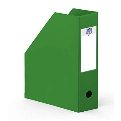 Image de OXFORD Porte Revues A4 Dos 10cm Couverture Carte Rigide Recouverte de PVC Vert Foncé