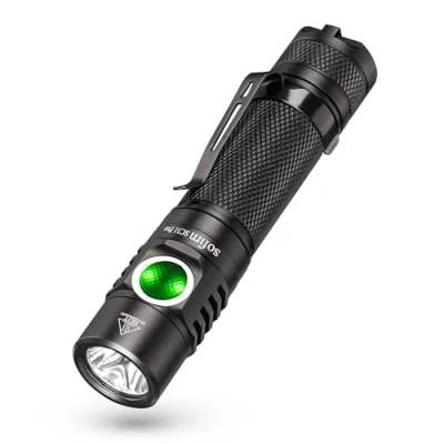 Image de sofirn SC31 Pro Lampe de Poche Rechargeable, Torche Super Lumineuse 2000 Lumens avec LED SST40 6500K, Anduril 2 UI, IPX8 Étanche EDC Capuchon Arrière Magnétique