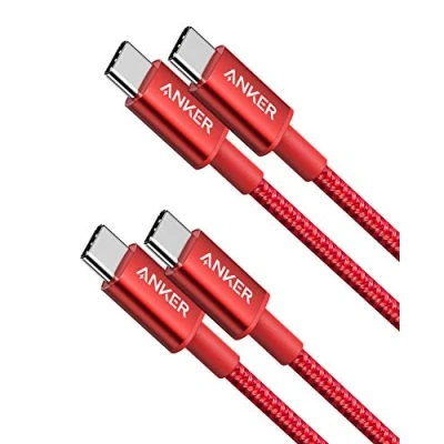 Image de Anker Cable USB C, Lot de 2 C vers 2.0 en Nylon (1m, 60 W), pour iPhone 15/ 15Pro/15Plus/15ProMax, iPad Mini 6/Pro 2021, Air 4, MacBook Pro 2020, Samsung Galaxy S23, Switch