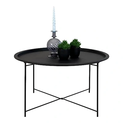 Image de Table basse Bastia Ø75cm Noir