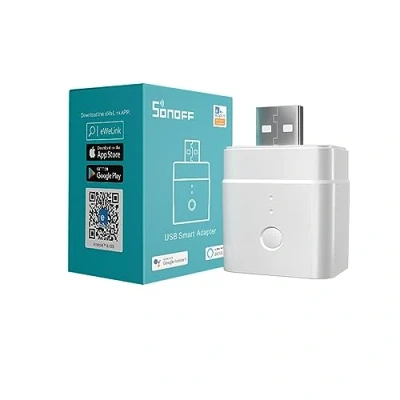 Image de Yueyang Micro adaptateur USB intelligent Wi Fi 5 V Interrupteur pour appareils Type A Compatible avec Alexa/Google Home, Contrôle par l&#039;APP, vocal