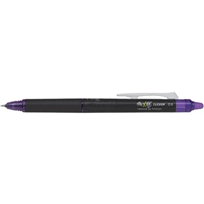 Image de PILOT BLRT FR7 1 Stylo Frixion Point Clicker Violet Pointe Ultra Fine 0.5 mm Encre Effaçable