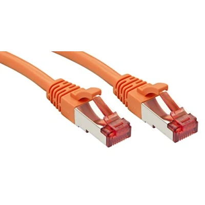 Image de Lindy RJ 45 Cat.6 S/FTP 1m câble de réseau Orange Cat6 (S STP) Neuf