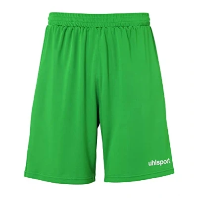 Image de uhlsport Center Basic Short pour Homme S Vert/Blanc