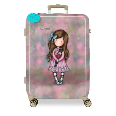 Image de Joumma Gorjuss The Nutcracker Valise Moyenne Multicolore 45 x 67 26 cm Rigide ABS Fermeture TSA 64L 3,86 kg 4 Roues Doubles, Multicolore, Talla única,