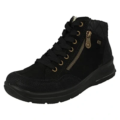 Image de Rieker Femme L7701 Bottes Courtes, Noir, 40 EU