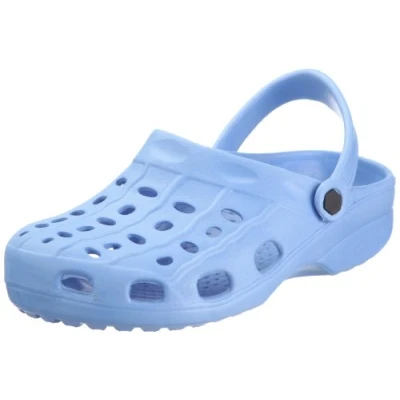 Image de Playshoes Mixte Enfant Sabots en Eva Bottes de Pluie, Bleu Clair, 20/21 EU
