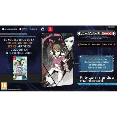 Image de Anonymous Code SteelBook Launch Edition Switch