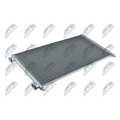 Image de NTY CCS FT 011 Condenseur De Clim sans déshydrateur Aluminium 605mm R134a FIAT: Punto II 3/5 portes, Doblo I Break, Cargo