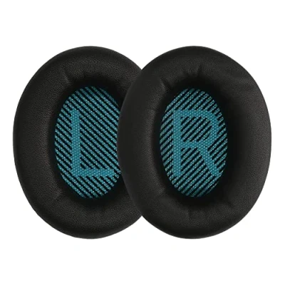 Image de kwmobile 2X Coussinet de Rechange Compatible avec Bose Soundlink Around Ear Wireless II Coussinets en Mousse pour Casque Audio Noir