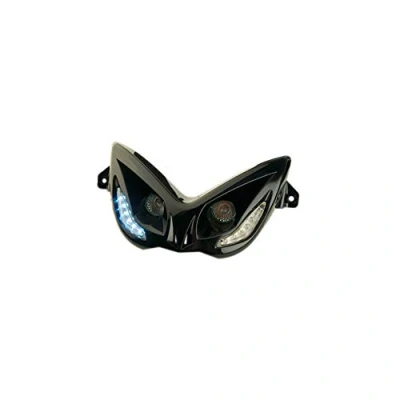 Image de Optique Nitro / Aerox R8 halogene 2x20W + leds Noir