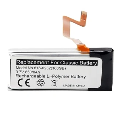 Image de Fayerkar 616 0232 Batterie de rechange pour iPod 5ème génération Vidéo 30 Go 160 80 6ème Classic Épaisseur