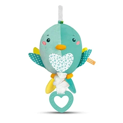 Image de Clementoni Carillon Oiseau Berceau hochet Jouet bébé, 0 Mois et Plus, 17269, Multicolore, Moyen
