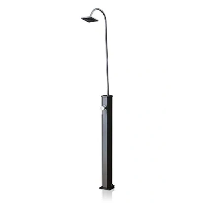 Image de Gre SSAL18 Douche solaire de jardin en aluminium avec réservoir 18 l, composée deux parties