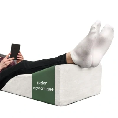 Image de Well B4 Coussin veineux Ergonomique pour surélever Les Jambes de Soutien et Genoux Idéal comme lymphatique cale veineuse Deux
