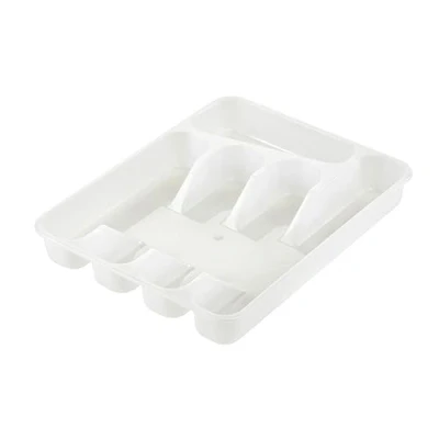 Image de keeeper Range Couverts à 5 Compartiments, Insert de Tiroir, 33,5 x 26,5 cm, Pablo, Transparent