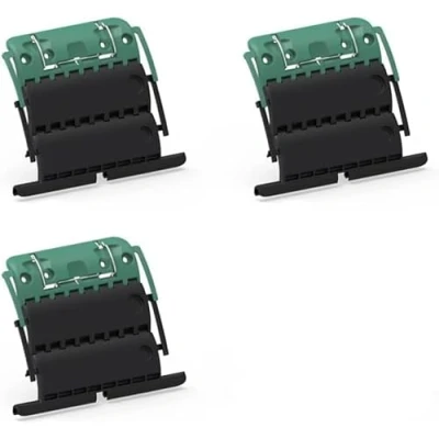 Image de Lot de 3 Attaches Tablier Rigide 2 Maillons Clicksur H875E pour Volet Roulant Fixation volets roulants Attache sécurité anti effraction clipsable