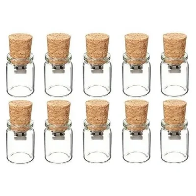 Image de 10 Pièces Clé USB 3.0 16 Go Décoration Un Message Bouteille Memory Stick
