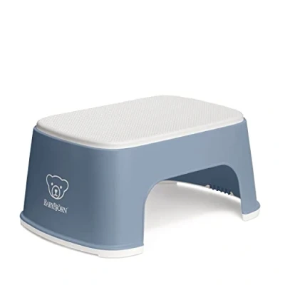 Image de BabyBjörn Marchepied, Bleu profond/Blanc