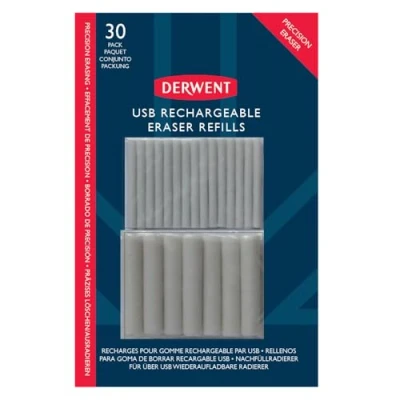 Image de Derwent USB Rechargeable Eraser Refills 2305811 Multi One Size
