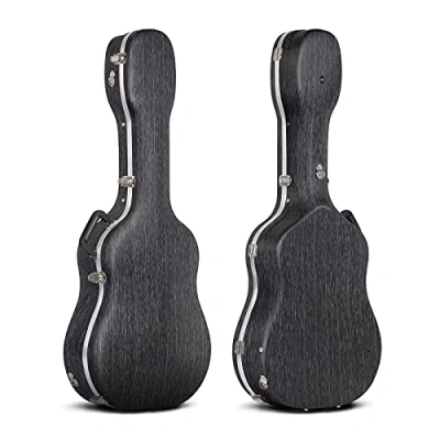 Image de CAHAYA Étui pour Guitare Acoustique à Rayures en ABS Sac de étanche Rembourrage 1,5 cm d&#039;épaisseur adapté Une 41 Pouces CY0246