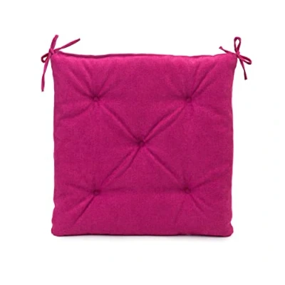 Image de Gözze Coussin d&#039;Assise avec Sangles de fixation, chaise, Piqué, Darco, 40 x 4 cm Violet