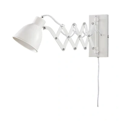 Image de Appliques murales de lecture Lindby Merle, hauteur 22 cm, blanc, extensible