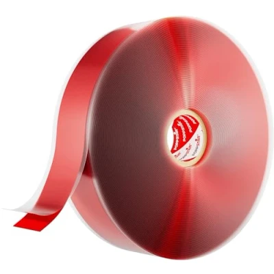 Image de POPPSTAR 1x 11m ruban en silicone auto fusionant (auto amalgamant, vulcanisant), isolant et bande d&#039;étanchéité (eau, air), 25 mm de large, rouge