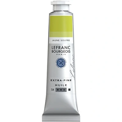 Image de Lefranc BOURGEOIS Huile 40 ml Jaune Soufre Série 4