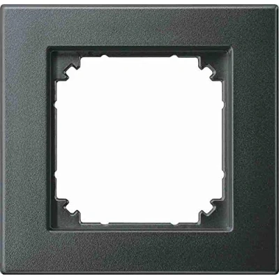 Image de Merten 486114 M Plan Cadre 1 Compartiment, Gris Anthracite,